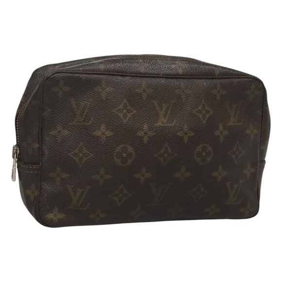 LOUIS VUITTON Monogram Trousse Toilette 23 Clutch Bag M47524 LV Auth hk2744 - Picture 1 of 16